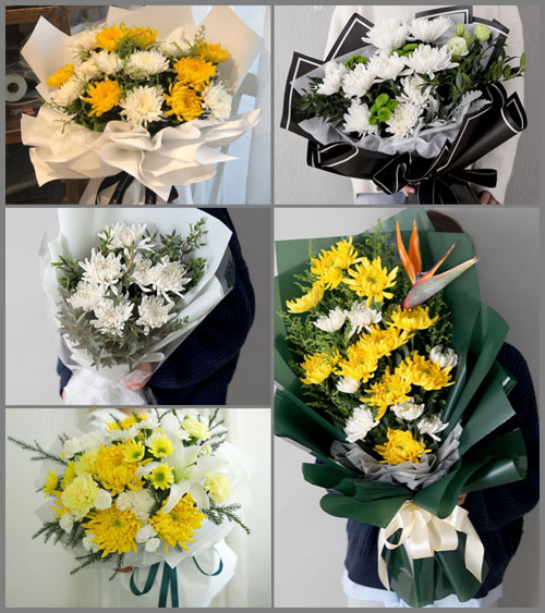 浙江省湖州吴兴区环渚街道环渚水产村白事花束代送